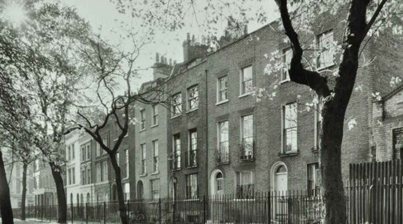 Archive image of Paradise Gardens in Bethnal Green.