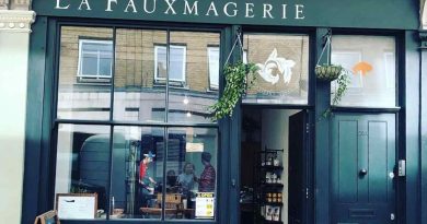 The outside of vegan cheese shop La Fauxmagerie on Cheshire Street