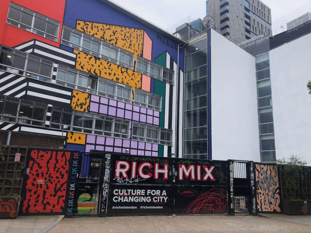 Rich Mix Cultural arts centre plays a key role in the film and creative industry of Shoreditch