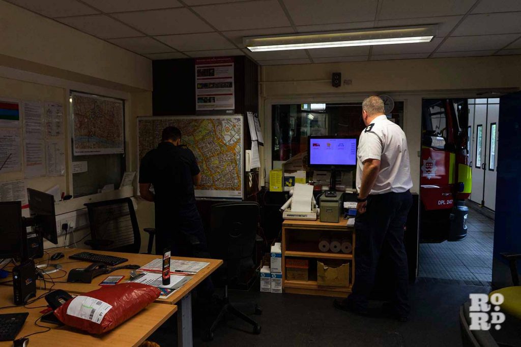 Office in Bethnal Green Fire Station 